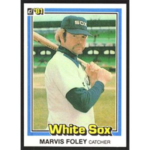 1981 Donruss #399 Marvis Foley