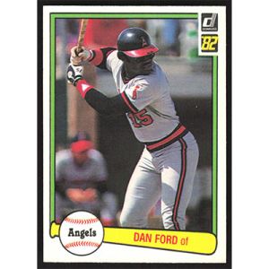 1982 Donruss #468 Dan Ford
