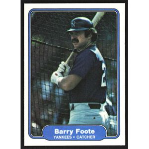 1982 Fleer #34 Barry Foote