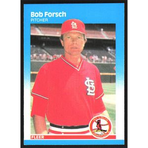 1987 Fleer #295 Bob Forsch