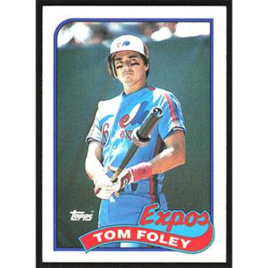 1989 Topps #529 Tom Foley