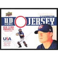 2009 Upper Deck Signature Stars USA Star Prospects Jerseys #GJU-27 Blake Forsythe Jersey