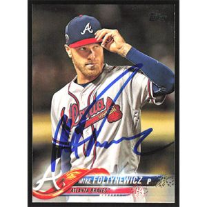 2018 Topps #71 Mike Foltynewicz Autographed