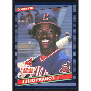 1986 Donruss #216 Julio Franco
