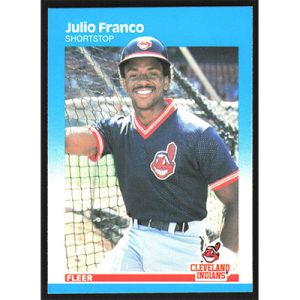1987 Fleer #251 Julio Franco