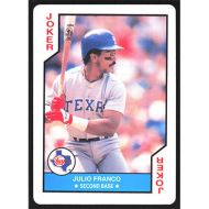 1990 U.S. Playing Cards All-Stars #JOKER Julio Franco