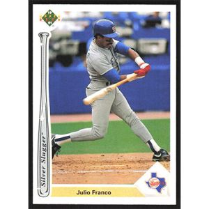 1991 Upper Deck Silver Sluggers #SS1 Julio Franco