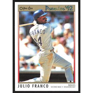 1992 O-Pee-Chee Premier #15 Julio Franco
