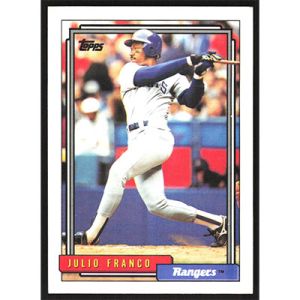 1992 Topps #490 Julio Franco