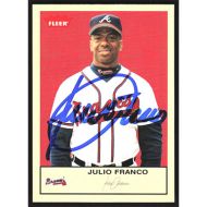 2005 Fleer Tradition #85 Julio Franco Autographed