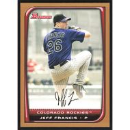 2008 Bowman Gold #119 Jeff Francis