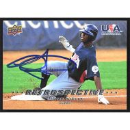 2008 USA Baseball National Team Retrospective #USA-6 Dexter Fowler Autographed