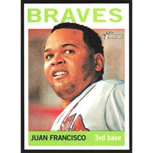 2013 Topps Heritage #417 Juan Francisco