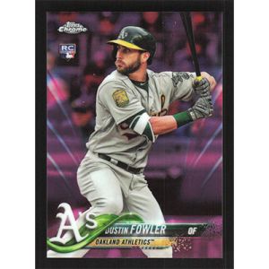 2018 Topps Chrome Update Pink Refractors #HMT13 Dustin Fowler