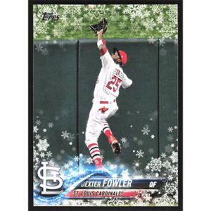 2018 Topps Wal-Mart Holiday Snowflake #HMW191 Dexter Fowler