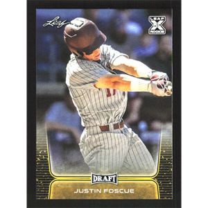 2020 Leaf Draft Gold #37 Justin Foscue