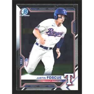 2021 Bowman Chrome Prospects #BCP-41 Justin Foscue