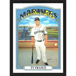 2021 Topps Heritage #493 Ty France SP