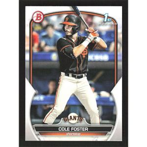 2023 Bowman Draft #BD-128 Cole Foster