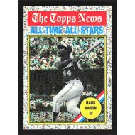 2025 Topps Heritage Chrome Silver Sparkle Refractors #346 Hank Aaron All-Time All-Stars