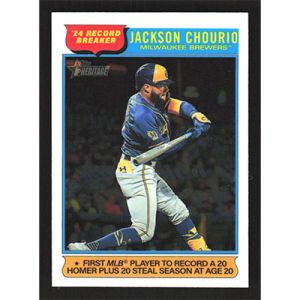 2025 Topps Heritage Chrome #5 Jackson Chourio Record Breaker
