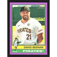 2025 Topps Heritage Purple #401 David Bednar SP