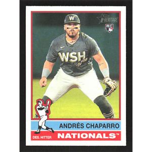 2025 Topps Heritage #418 Andres Chaparro SP