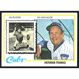 1978 Topps #234 Herman Franks