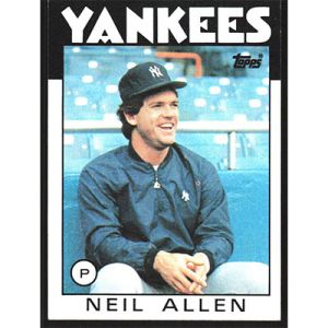 1986 Topps #663 Neil Allen