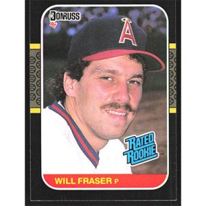 1987 Donruss #40 Will Fraser Rated Rookie