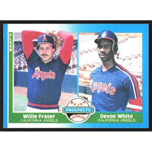 1987 Fleer #646 W. Fraser/D. White Major League Prospects