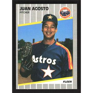 1989 Fleer #348 Juan Agosto