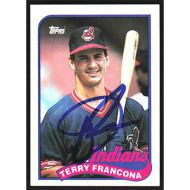1989 Topps #31 Terry Francona Autographed