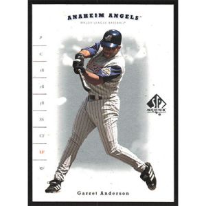 2001 SP Authentic #181 Garret Anderson