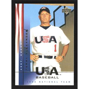 2002 USA Baseball National Team #25 Terry Alexander