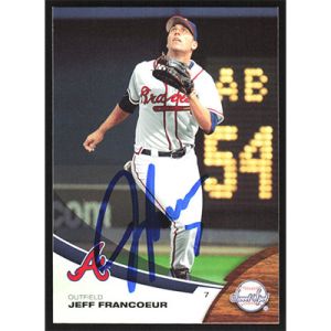 2006 Sweet Spot #16 Jeff Francoeur Autographed