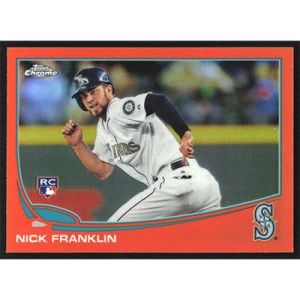 2013 Topps Chrome Orange Refractors #154 Nick Franklin
