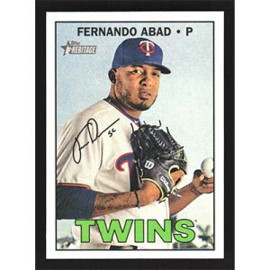 2016 Topps Heritage #613 Fernando Abad