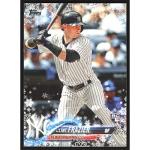 2018 Topps Wal-Mart Holiday Snowflake #HMW38 Clint Frazier