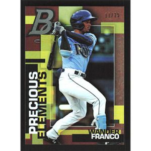 2020 Bowman Platinum Precious Elements Orange #PE-27 Wander Franco