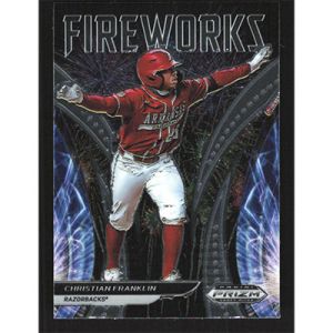 2021 Panini Prizm Draft Picks Fireworks #F-CF Christian Franklin