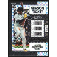 2022 Panini Chronicles Contenders Optic Building Blocks #1 Wander Franco