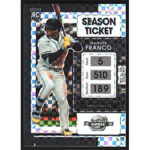 2022 Panini Chronicles Contenders Optic Building Blocks #1 Wander Franco