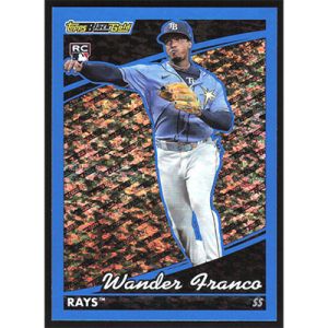 2022 Topps Update Black Gold Blue #BG-2 Wander Franco
