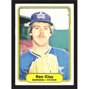 1982 Fleer #508 Ken Clay