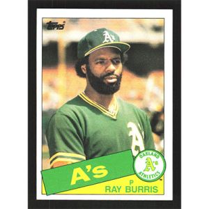 1985 Topps #758 Ray Burris