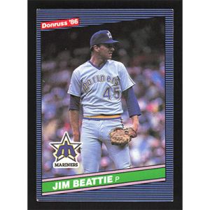 1986 Donruss #196 Jim Beattie