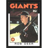 1986 Topps #249 Rob Deer