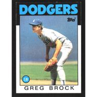 1986 Topps #368 Greg Brock