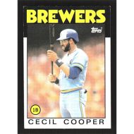 1986 Topps #385 Cecil Cooper